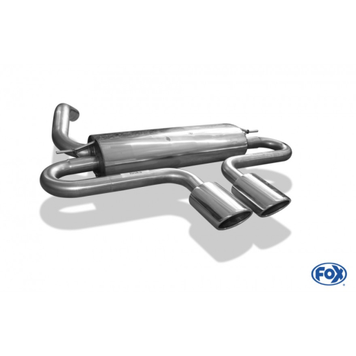 Fox Endschalldämpfer 2x115x85mm