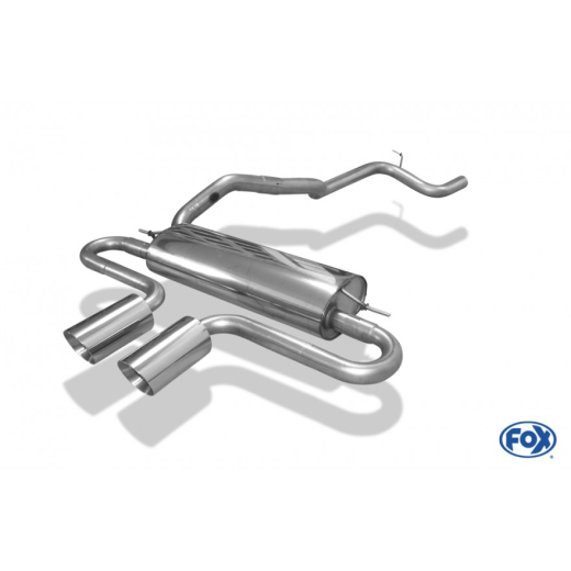 Fox Endschalldämpfer 2x100mm