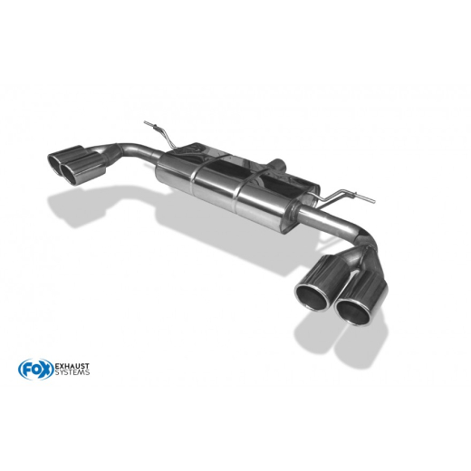 Fox Duplex-Endschalldämpfer je 2x90mm