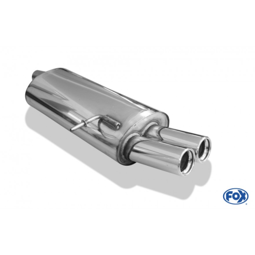 Fox Endschalldämpfer 2x80mm