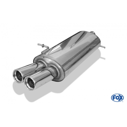 Fox Endschalldämpfer 2x80mm