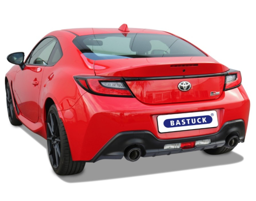 Bastuck Komplettanlage mit Duplex-Endschalldämpfer je 110mm Carbon (mit Klappe)