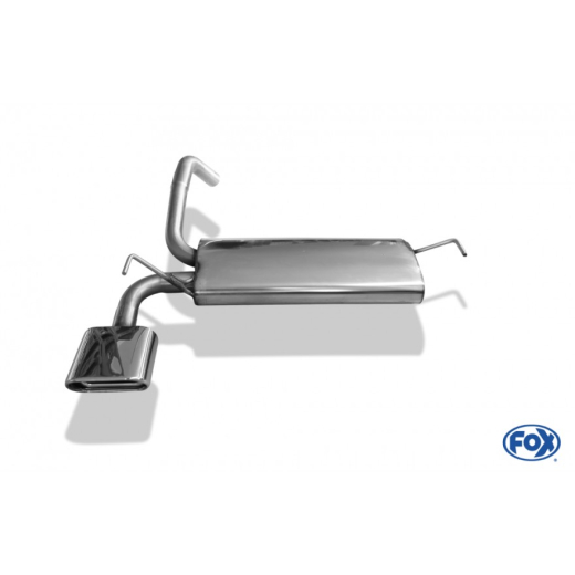 Fox Endschalldämpfer 1x150x70mm