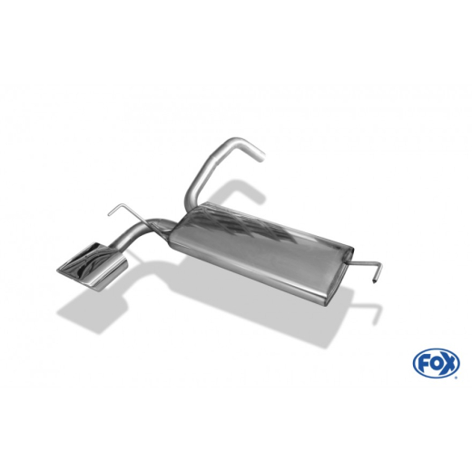 Fox Endschalldämpfer 1x150x70mm