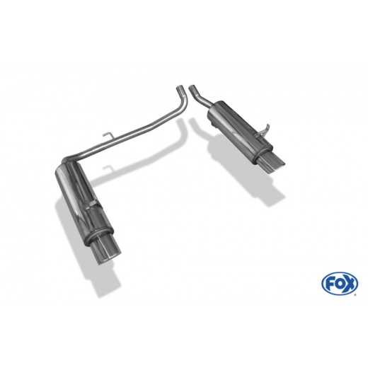 Fox Duplex-Endschalldämpfer je 1x115x85mm