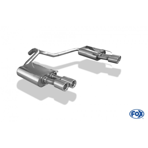 Fox Duplex-Endschalldämpfer je 2x80mm