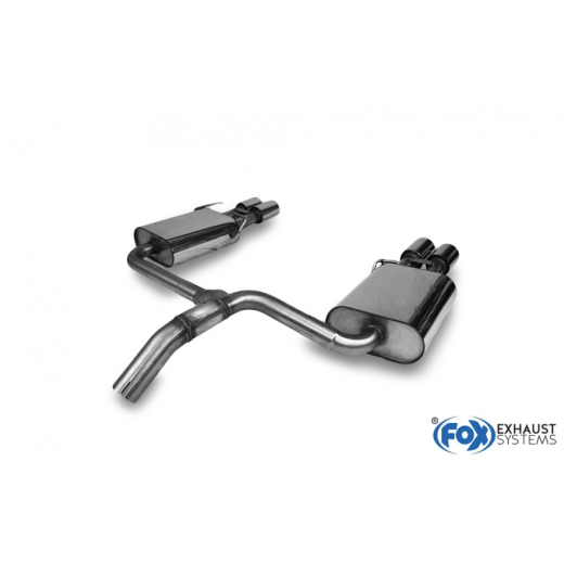 Fox Duplex-Endschalldämpfer je 2x80mm