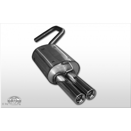Fox Endschalldämpfer 2x80mm