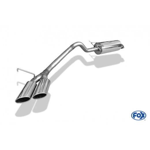 Fox Endschalldämpfer 2x115x85mm