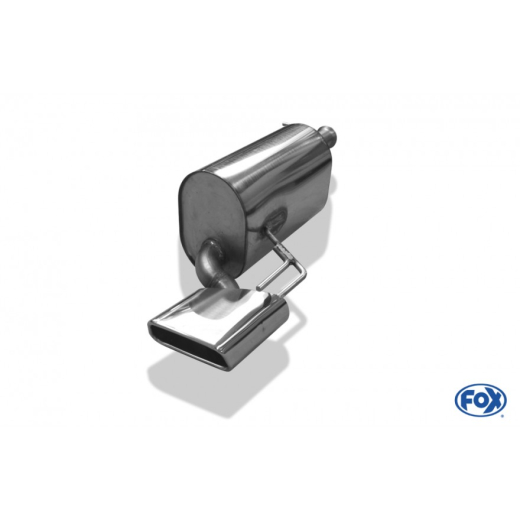 Fox Endschalldämpfer 1x145x65mm