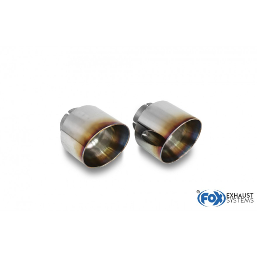 Fox Duplex Endrohrset je 114mm eingefärbt (für Original)