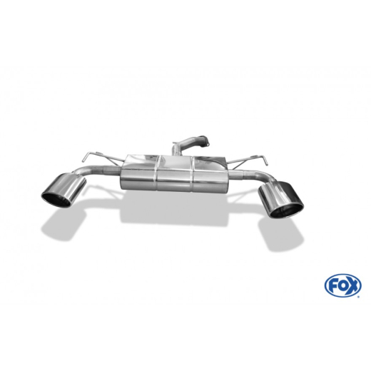 Fox Duplex-Endschalldämpfer je 1x160x90mm