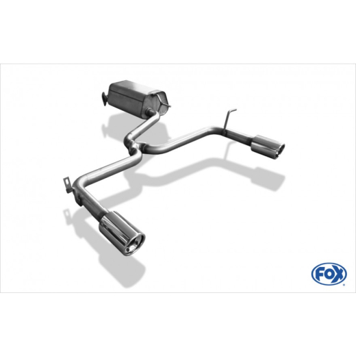Fox Duplex-Endschalldämpfer je 1x90mm