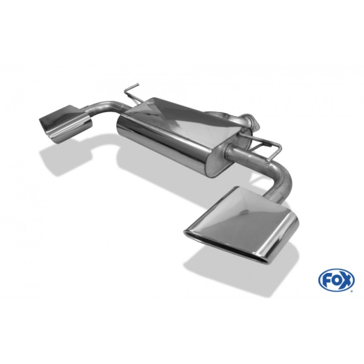 Fox Duplex-Endschalldämpfer je 1x220x85mm