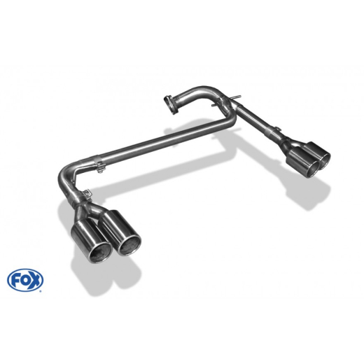 Fox Endrohrsystem rechts/links je 2x90mm