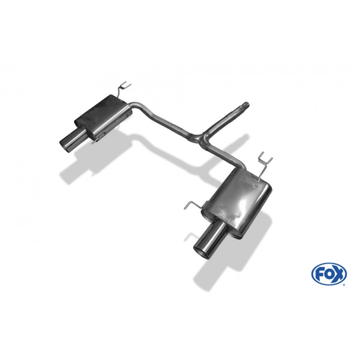 Fox Duplex-Endschalldämpfer je 1x100mm