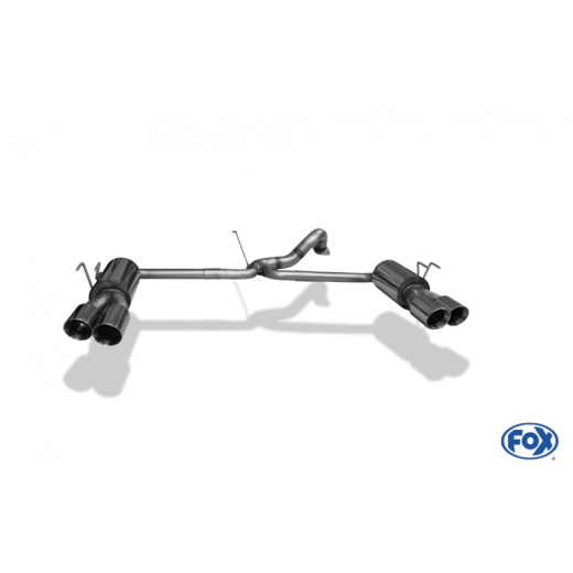 Fox Duplex-Endschalldämpfer je 2x90mm