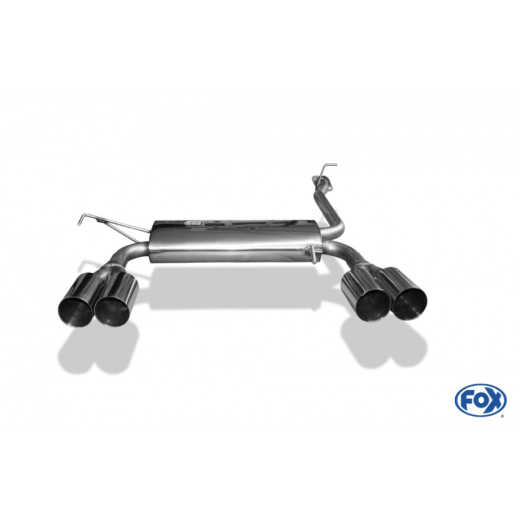 Fox Duplex-Endschalldämpfer je 2x90mm
