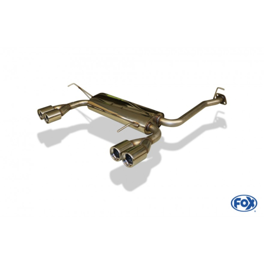 Fox Duplex-Endschalldämpfer je 2x80mm