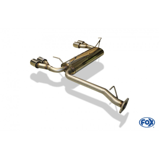 Fox Duplex-Endschalldämpfer je 2x80mm
