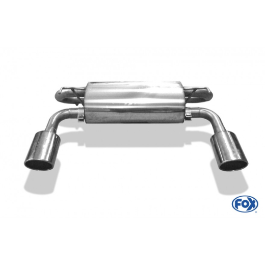 Fox Duplex-Endschalldämpfer je 2x90mm