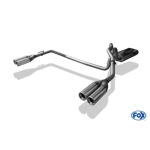 Fox Duplex-Endschalldämpfer je 2x80mm