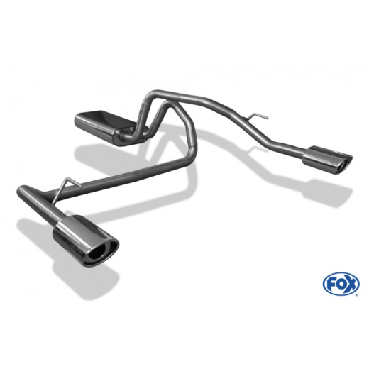 Fox Duplex-Endschalldämpfer je 1x115x85mm