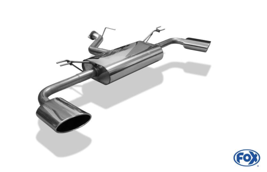 Fox Duplex-Endschalldämpfer je 1x160x90mm