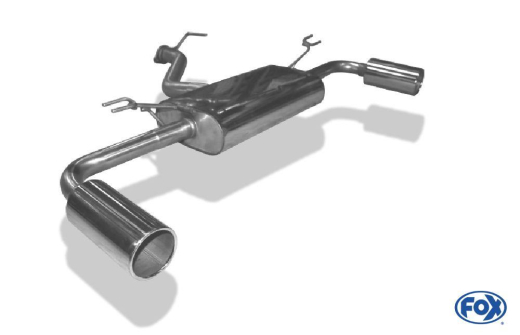 Fox Duplex-Endschalldämpfer je 1x100mm
