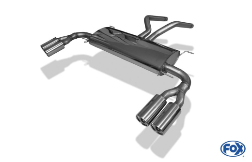 Fox Duplex-Endschalldämpfer je 2x90mm