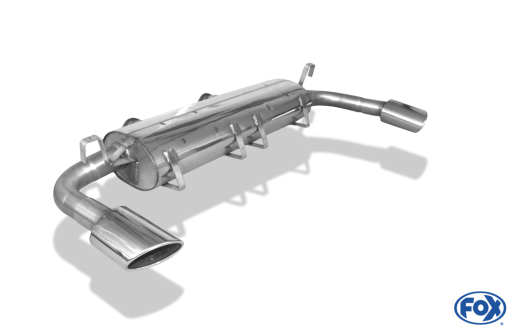 Fox Duplex-Endschalldämpfer je 1x115x85mm