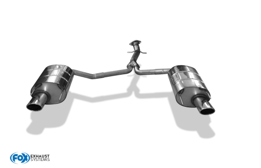 Fox Duplex-Endschalldämpfer je 1x115x85mm