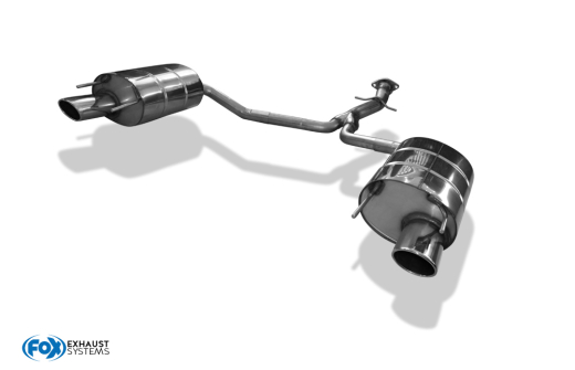 Fox Duplex-Endschalldämpfer je 1x115x85mm