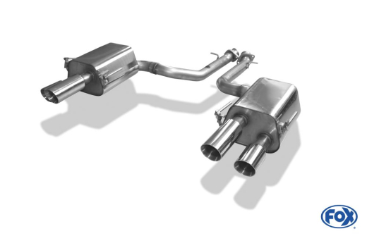 Fox Duplex-Endschalldämpfer je 2x80mm