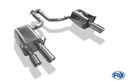 Fox Duplex-Endschalldämpfer je 2x80mm
