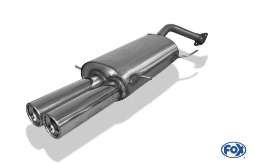 Fox Endschalldämpfer 2x80mm