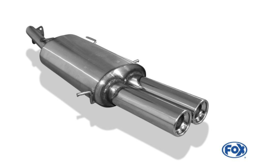 Fox Endschalldämpfer 2x80mm