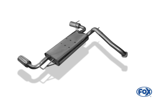 Fox Duplex-Endschalldämpfer je 1x90mm