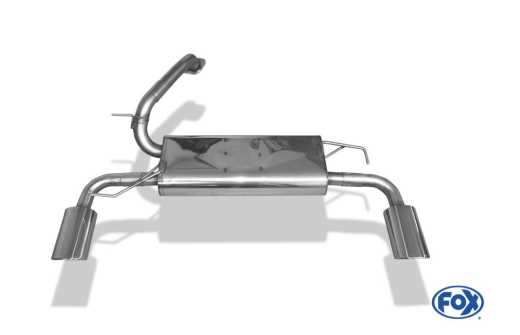Fox Duplex-Endschalldämpfer je 1x115x85mm