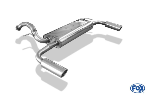 Fox Duplex-Endschalldämpfer je 1x80mm