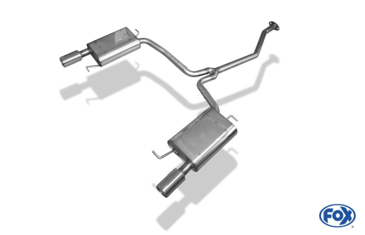 Fox Duplex-Endschalldämpfer je 1x90mm