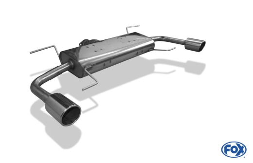 Fox Duplex-Endschalldämpfer je 1x100mm
