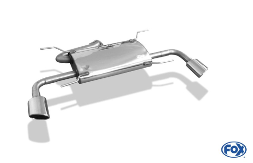 Fox Duplex-Endschalldämpfer je 1x115x85mm