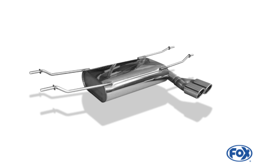 Fox Endschalldämpfer 2x70mm