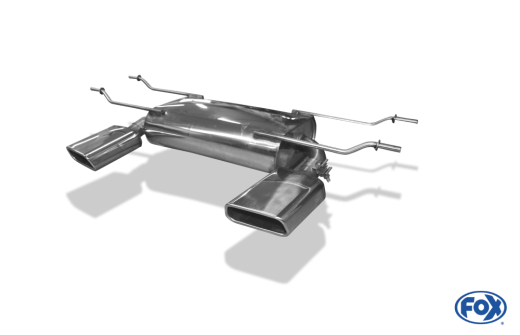Fox Duplex-Endschalldämpfer 1x145x65mm
