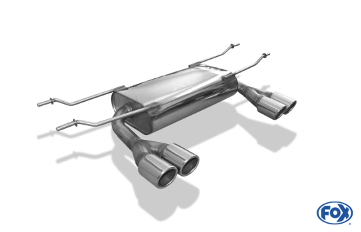 Fox Duplex-Endschalldämpfer je 2x70mm