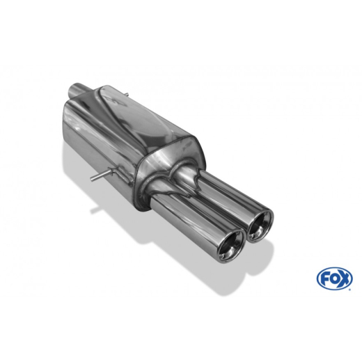 Fox Endschalldämpfer 2x80mm