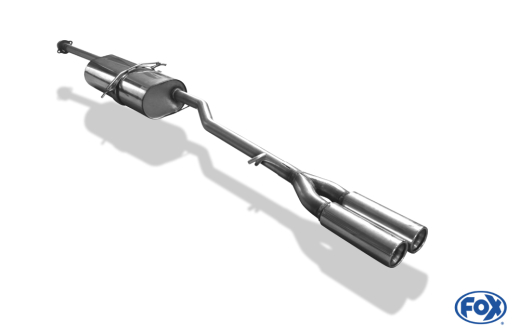 Fox Endschalldämpfer 2x70mm