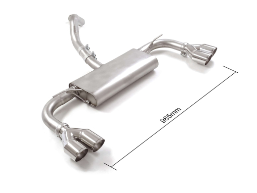 Ragazzon Duplex-Endschalldämpfer je 2x80mm Sport Line
