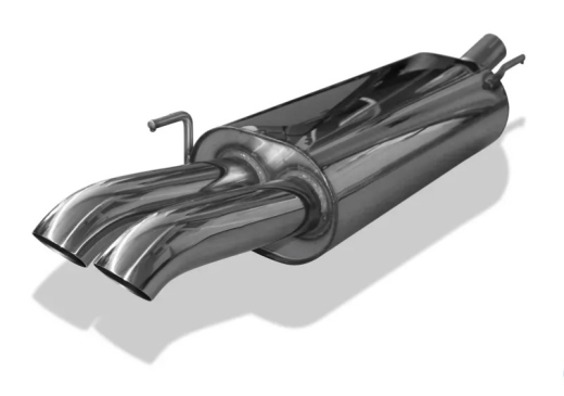 Fox Endschalldämpfer 2x63mm